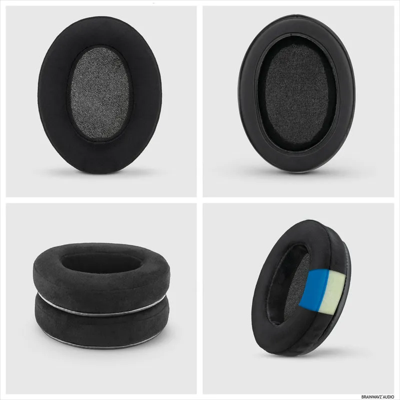 Oreillettes de jeu Brainwavz GEL - Ovales - Micro suède avec mousse à mémoire