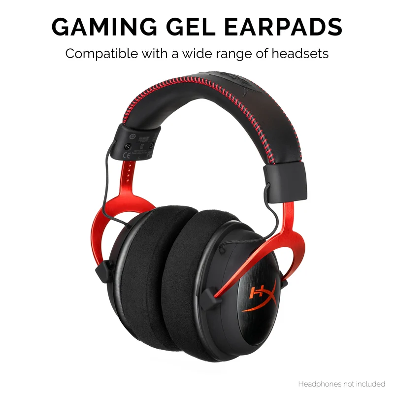 Oreillettes de jeu Brainwavz GEL - Ovales - Micro suède avec mousse à mémoire
