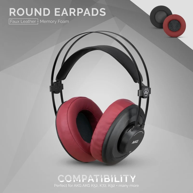 Coussinets d'oreille en mousse à mémoire de forme pour casque - ronds