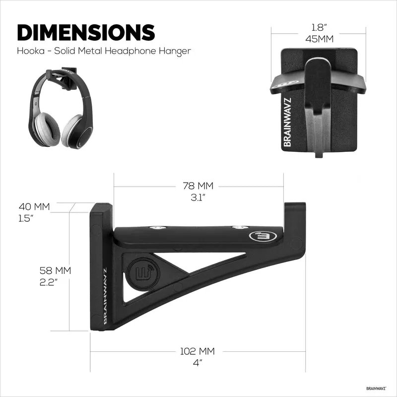Hooka - Le support de suspension pour casque tout en métal