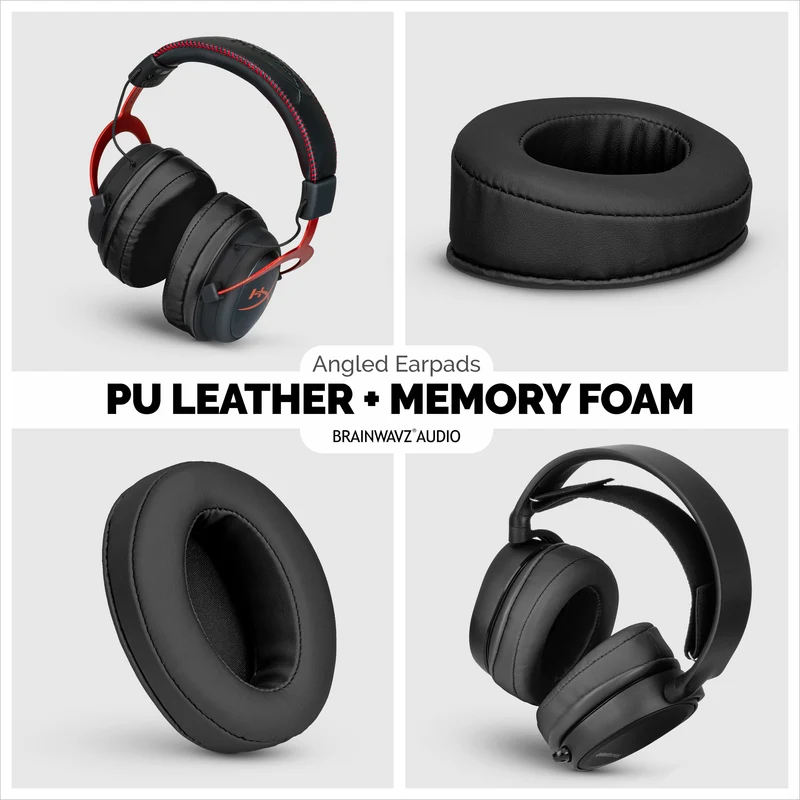 Coussinets d'oreille en mousse à mémoire de forme ovale pour casque