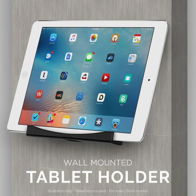 Support mural adhésif pour iPad et tablette Android - TM03
