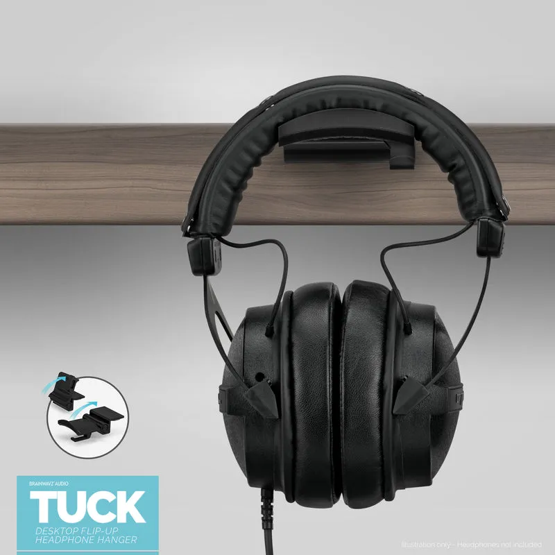 Tuck - Support de suspension pour casque de bureau pliable