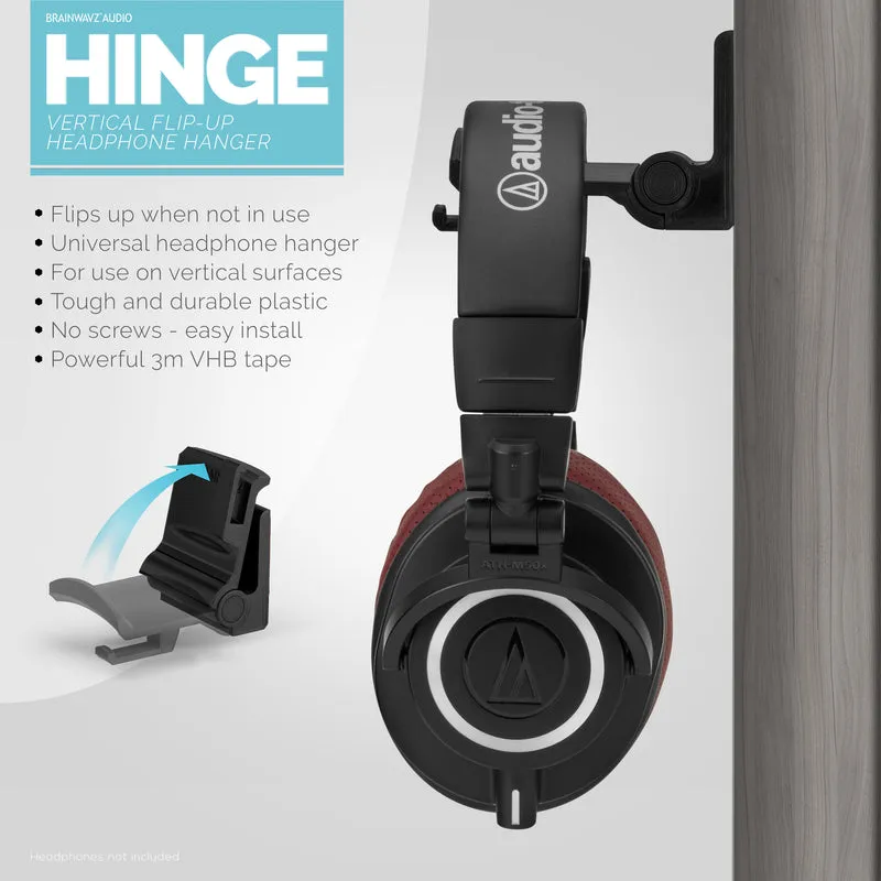Hinge - Support de support de suspension pour casque mural pliable