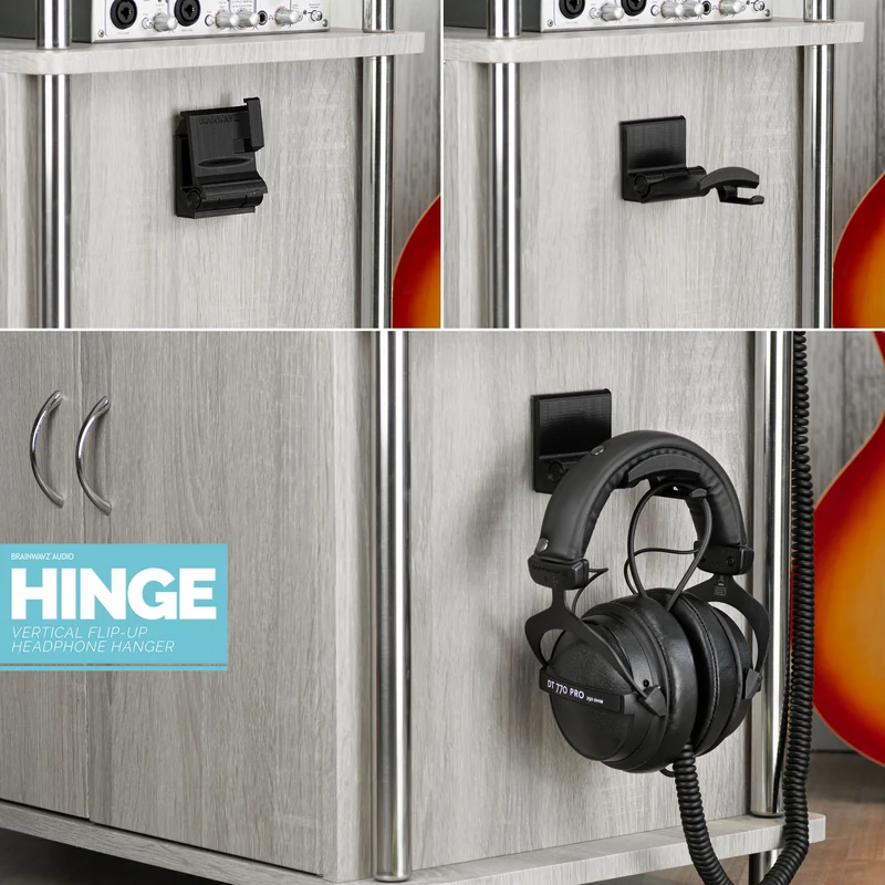 Hinge - Support de support de suspension pour casque mural pliable