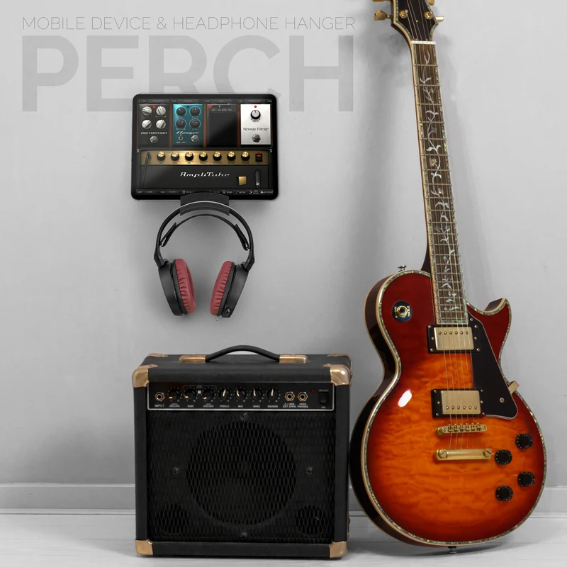 The Perch - Support pour tablette/téléphone et support pour casque - iPhone, iPad et la plupart des appareils Android