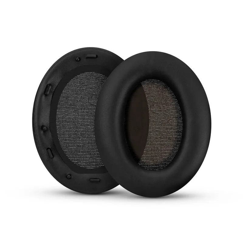 Sony WH-1000XM3 Oreillettes de rechange – Coussinets en cuir PU souple et mousse à mémoire de forme pour plus de confort, installation facile et rapide