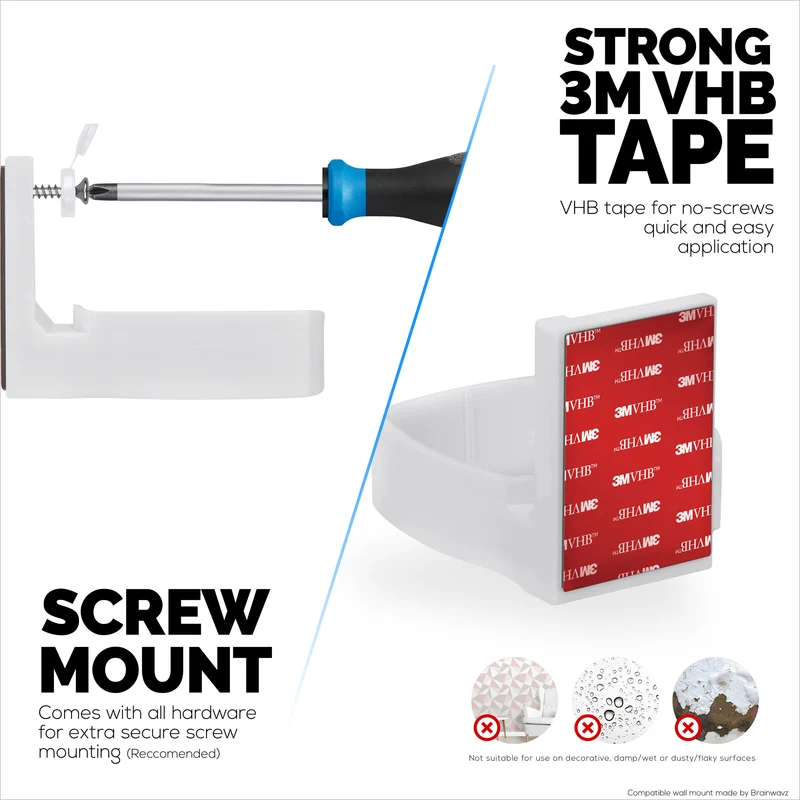 Support mural pour routeur WiFi Linksys Atlas 6/Atlas Pro 6, support facile à installer, réduit les interférences et l'encombrement