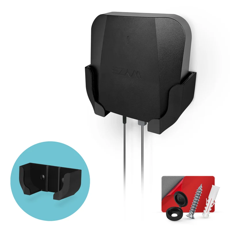 Support mural compatible avec Wyze PRO (AXE5400) routeur maillé Wi-Fi 6E tri-bande, support de support facile à installer, réduit les interférences et l'encombrement
