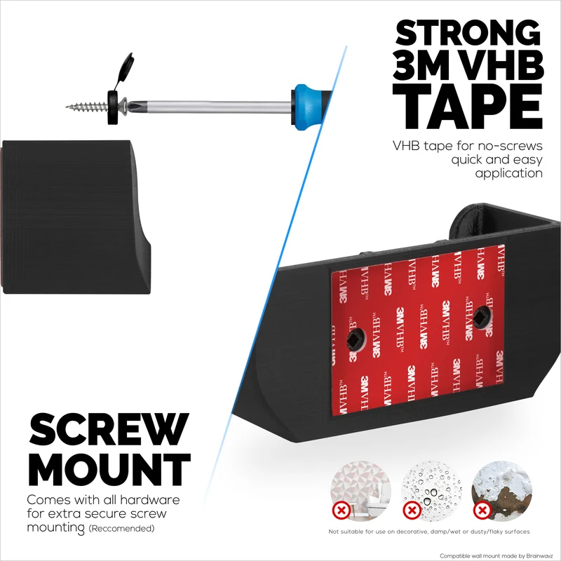 Support mural compatible avec Wyze PRO (AXE5400) routeur maillé Wi-Fi 6E tri-bande, support de support facile à installer, réduit les interférences et l'encombrement