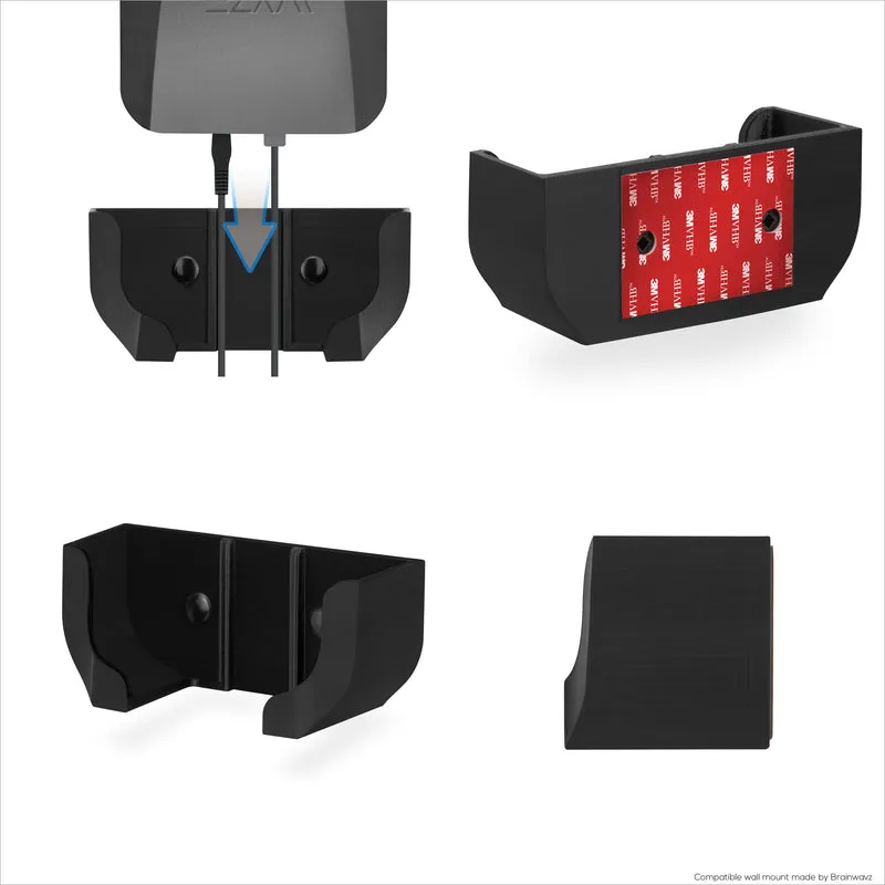Support mural compatible avec Wyze PRO (AXE5400) routeur maillé Wi-Fi 6E tri-bande, support de support facile à installer, réduit les interférences et l'encombrement