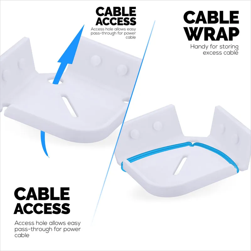 Support mural pour moniteur bébé et caméra de sécurité incliné compatible avec Wansview, Blink, TP Link, Ring et plus (CRN04)