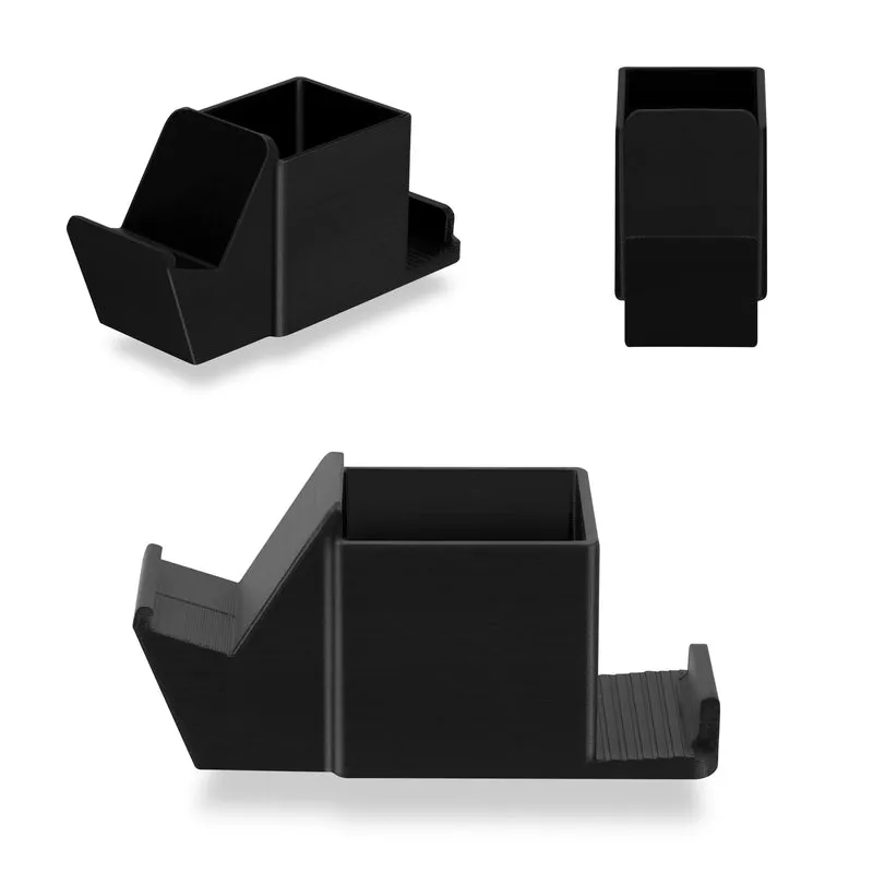 Organiseur de bureau avec support pour manette de jeu, support de tablette pour iPad/iPhone, télécommande TV et stockage de stylet, réduit l'encombrement du bureau, ayez tous vos articles de table d'appoint dans un seul espace.