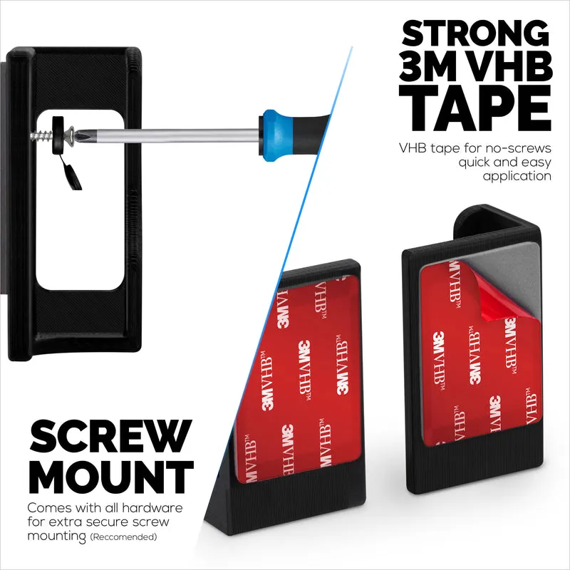 Support mural adhésif pour tablette et ordinateur portable pour iPad, Android, Macbook, Surface, iPad Air, Mini et Pro, Galaxy Tab Note eBooks, Kindle et plus