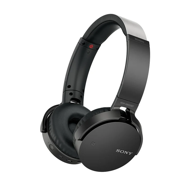 Sony MDR-XB650BT headphones with mic, XB Series full size - wireless - Bluetooth - NFC