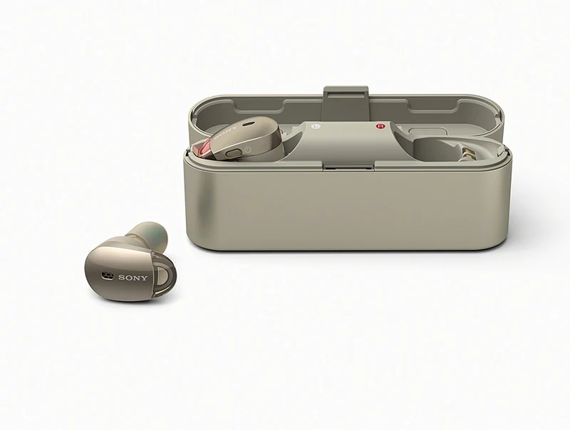Sony WF-1000X - Earphones with mic - in-ear - Bluetooth - wireless - NFC - active noise canceling