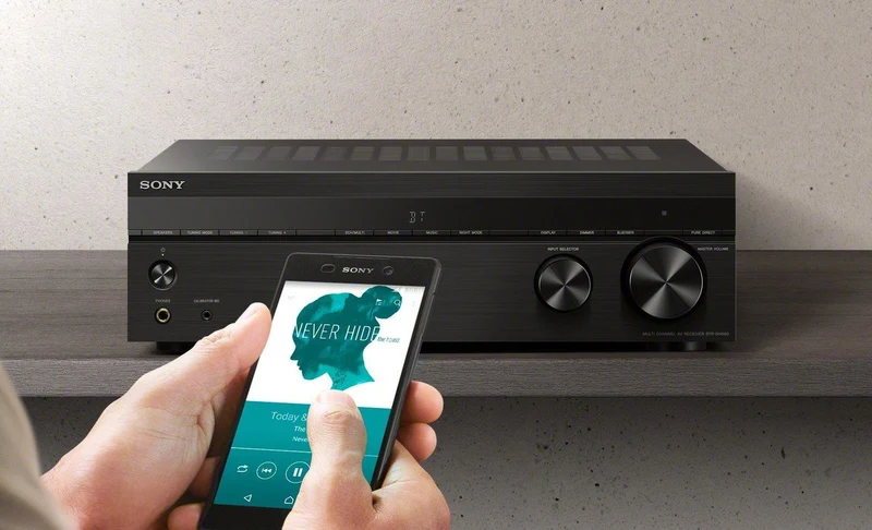 Sony STRDH590 5.2 multi-channel 4k HDR AV Receiver with Bluetooth Audio Component, Black
