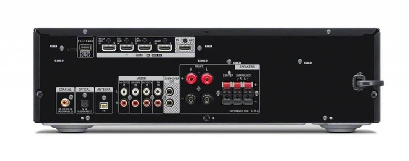Sony STRDH590 5.2 multi-channel 4k HDR AV Receiver with Bluetooth Audio Component, Black