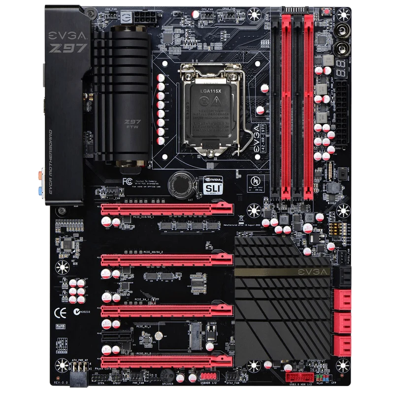 EVGA Z97 FTW LGA1150 ATX 4 DIMM Dual Channel DDR3 2666MHz Motherboard 142 HR E977 KR