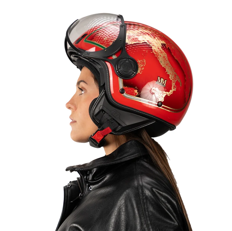 Casque Italia Rosso Eclissi MM Independent