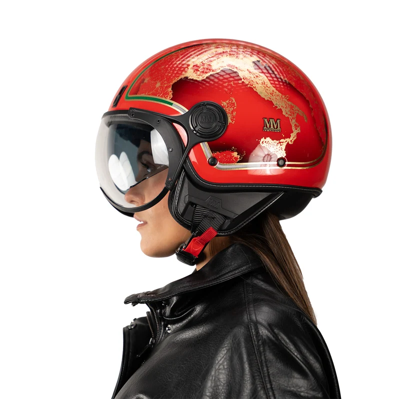Casque Italia Rosso Eclissi MM Independent