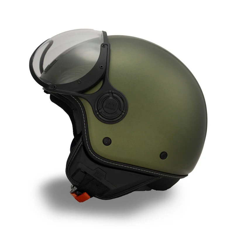 Casque JET A-Ventura vert olive uni de MM Independent