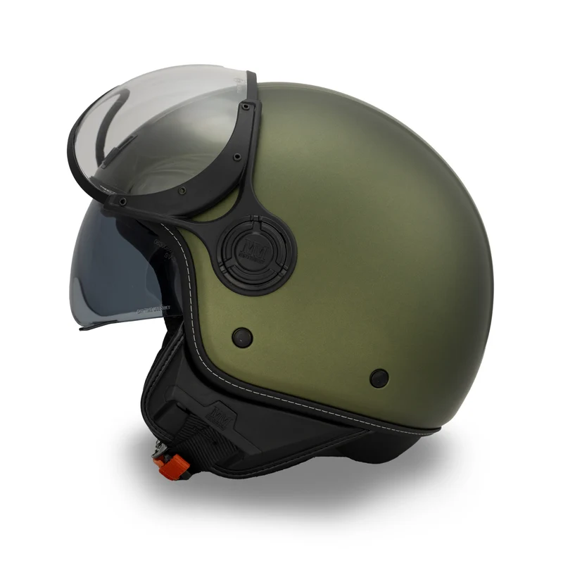 Casque JET A-Ventura vert olive uni de MM Independent