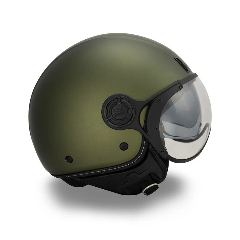 Casque JET A-Ventura vert olive uni de MM Independent