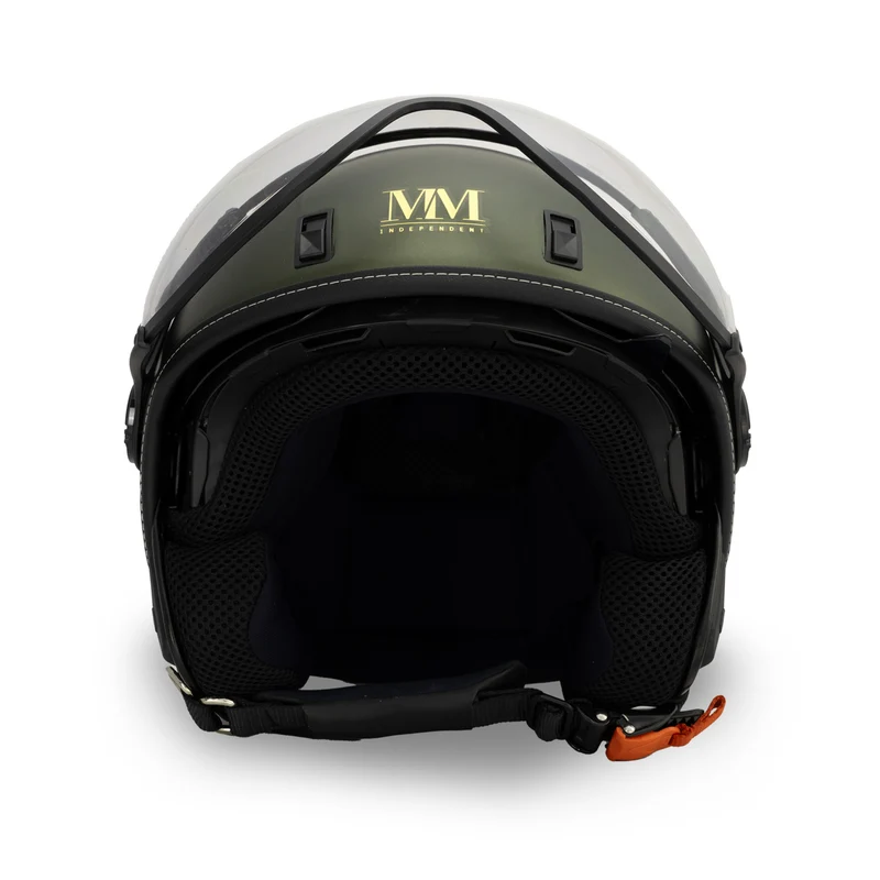 Casque JET A-Ventura vert olive uni de MM Independent