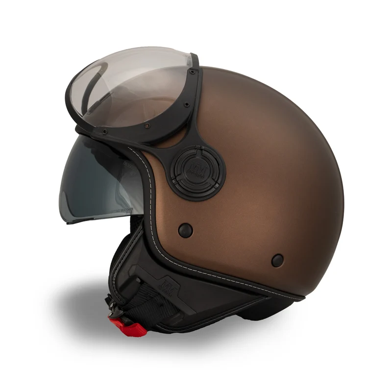 Casque JET A-Ventura marron monochrome de MM Independent