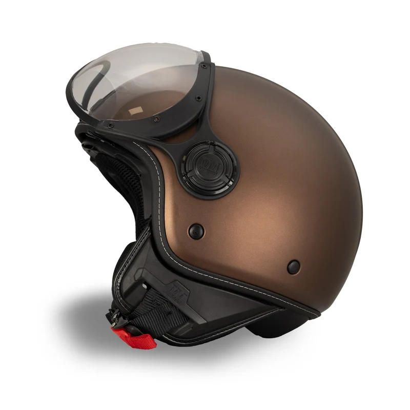 Casque JET A-Ventura marron monochrome de MM Independent