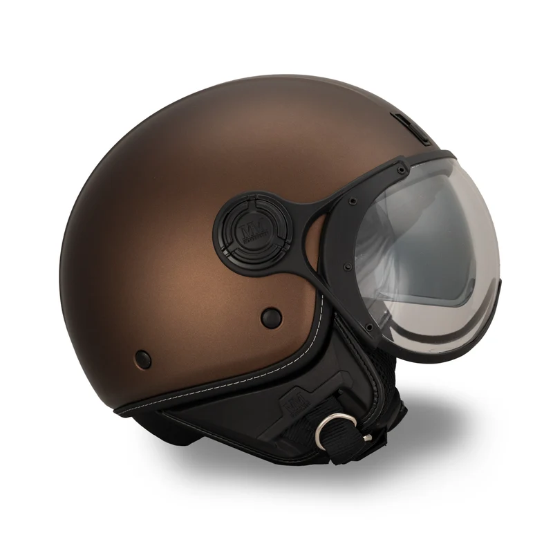 Casque JET A-Ventura marron monochrome de MM Independent
