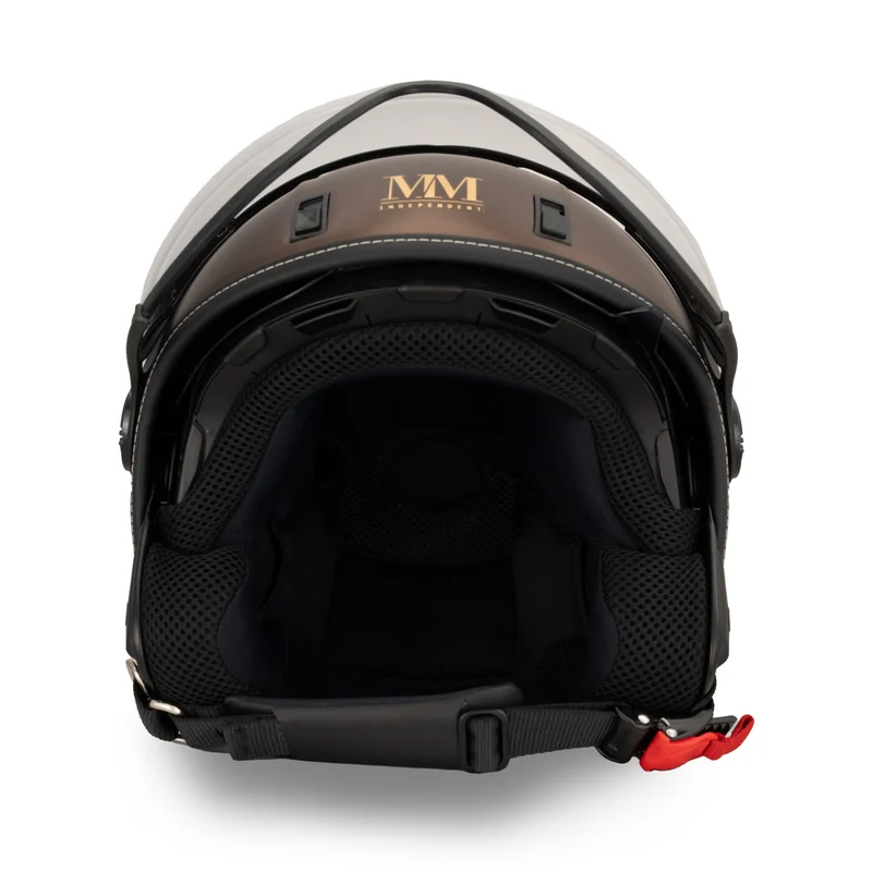 Casque JET A-Ventura marron monochrome de MM Independent