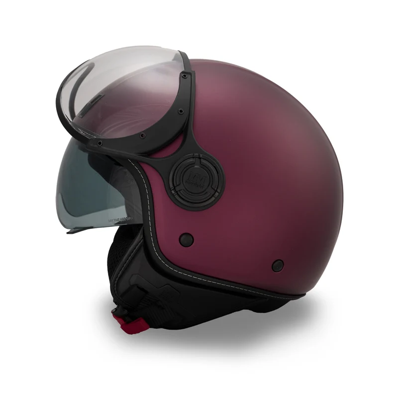 Casque JET A-Ventura Magenta mat monochrome de MM Independent