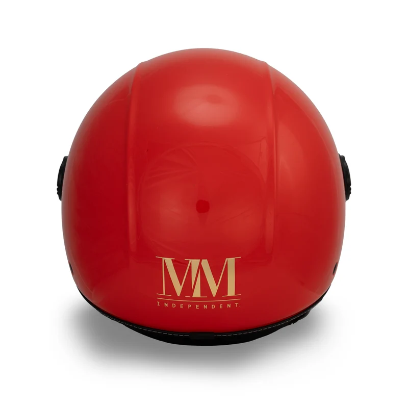 Casque JET A-Ventura rouge uni de MM Independent