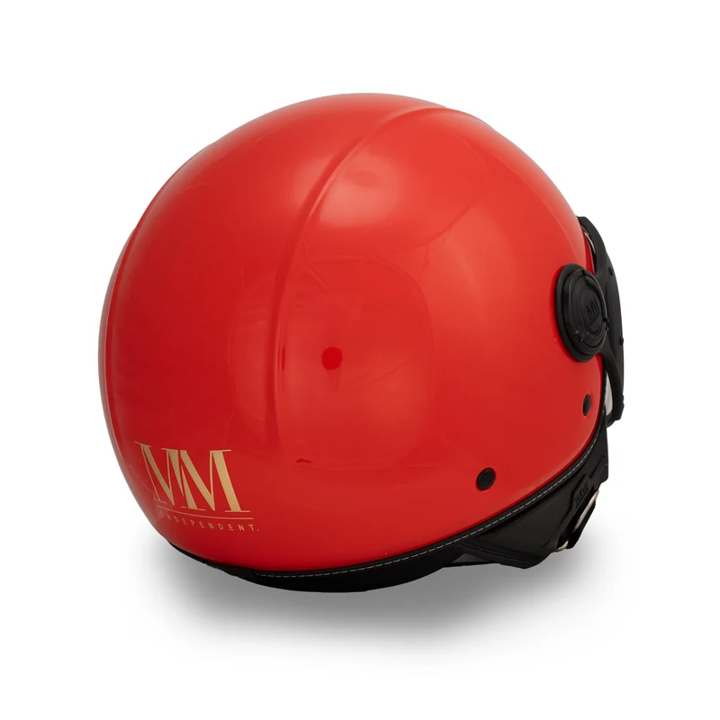 Casque JET A-Ventura rouge uni de MM Independent