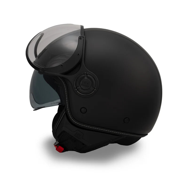 Casque JET A-Ventura noir monochrome de MM Independent