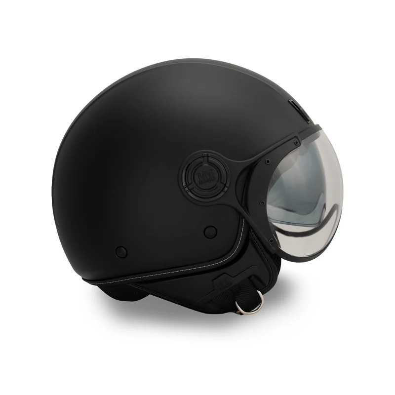Casque JET A-Ventura noir monochrome de MM Independent