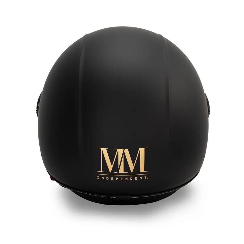 Casque JET A-Ventura noir monochrome de MM Independent