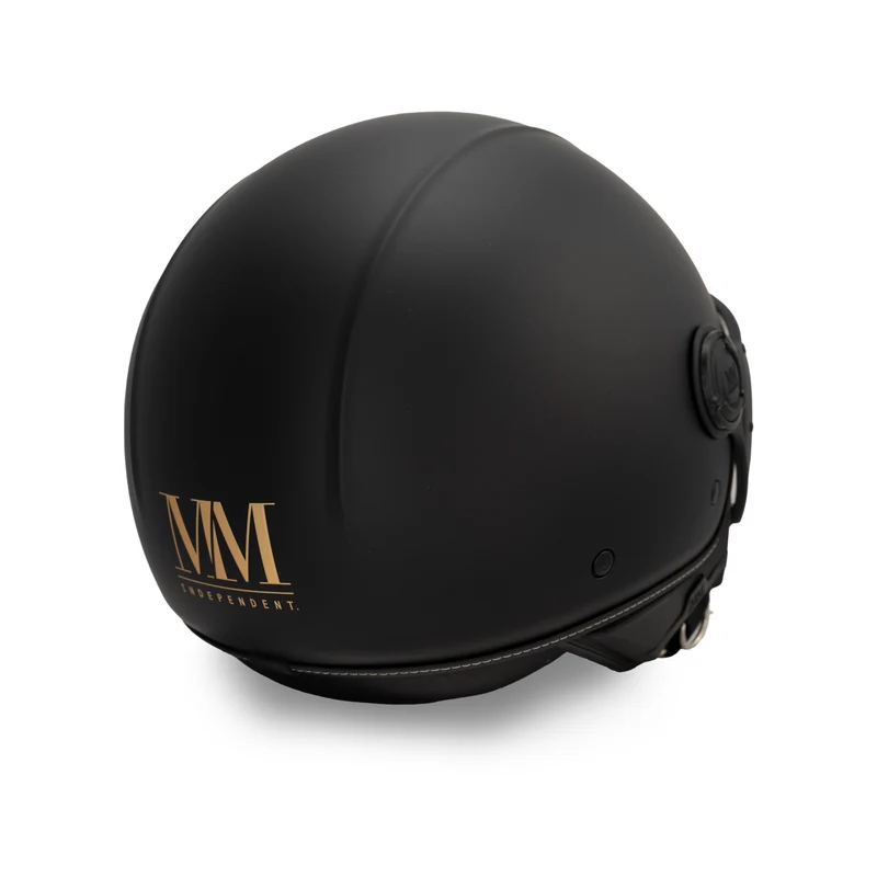 Casque JET A-Ventura noir monochrome de MM Independent