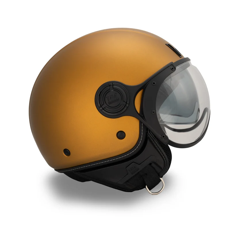 Casque JET A-Ventura Gold Monochrome de MM Independent