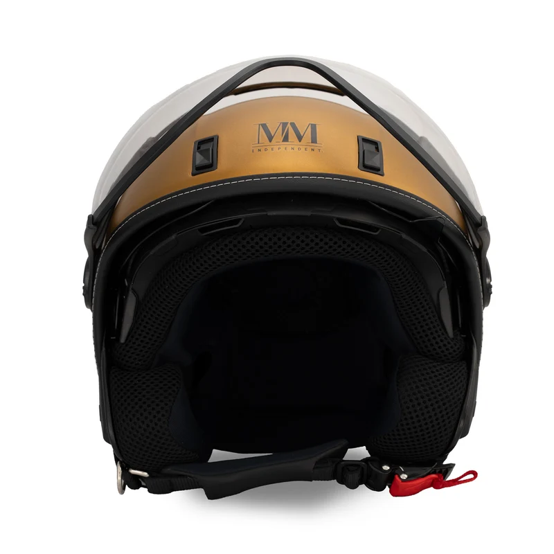 Casque JET A-Ventura Gold Monochrome de MM Independent