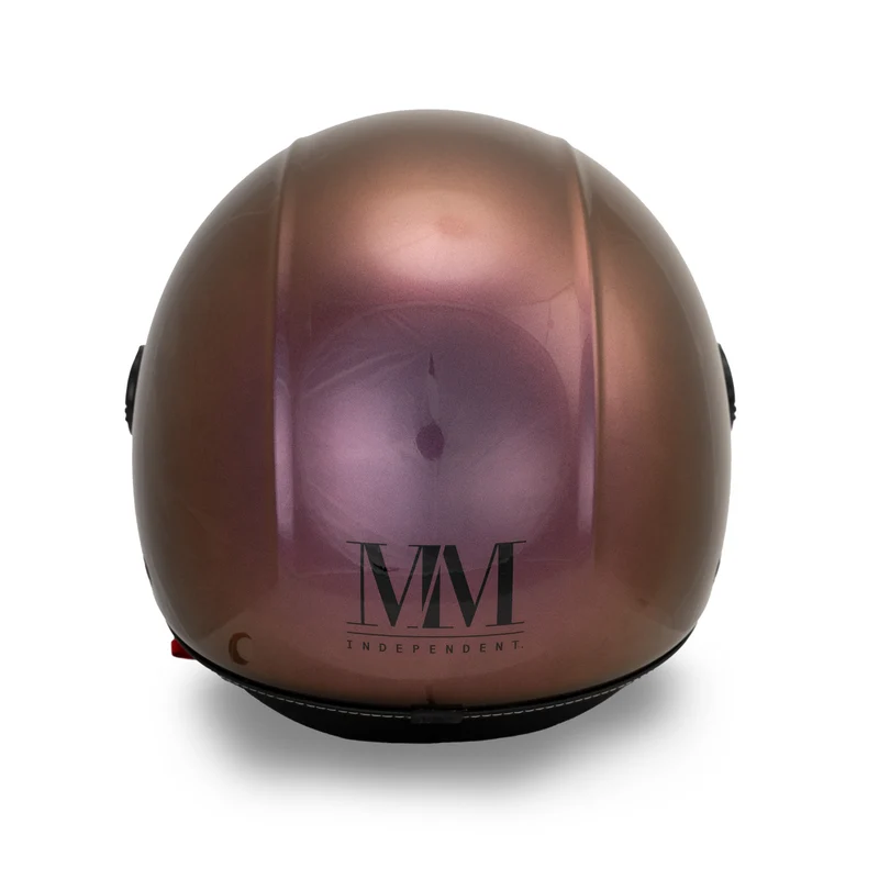 Casque JET A-Ventura Cameleon Magenta irisé monochrome de MM Independent