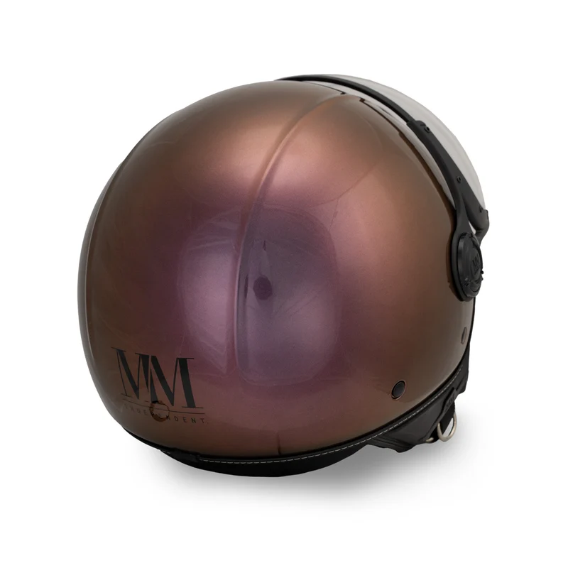 Casque JET A-Ventura Cameleon Magenta irisé monochrome de MM Independent