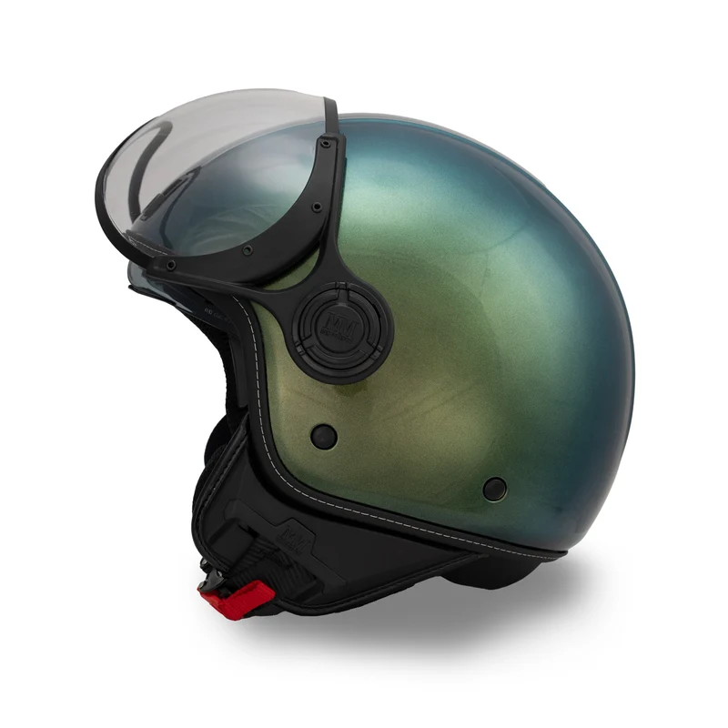 Casque JET A-Ventura Moscondoro vert irisé monochrome de MM Independent