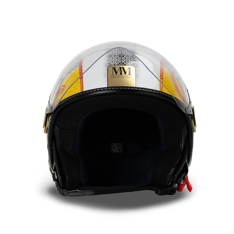 Casque Sicilia Trinacria 2.0 Jaune-Rouge ÉDITION LIMITÉE MM Independent