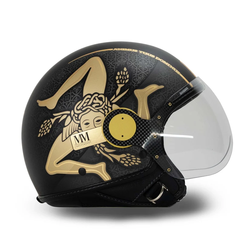 Casque Sicilia Trinacria 2.0 Noir ÉDITION LIMITÉE MM Independent