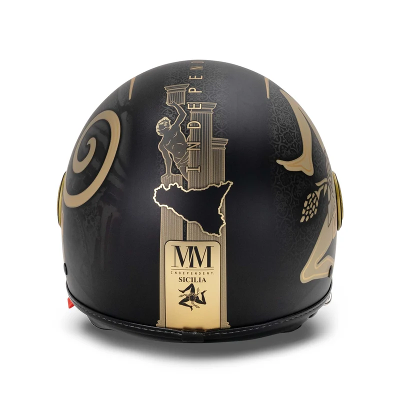 Casque Sicilia Trinacria 2.0 Noir ÉDITION LIMITÉE MM Independent