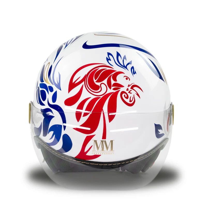 Casque Coq blanc MM Independent en édition limitée