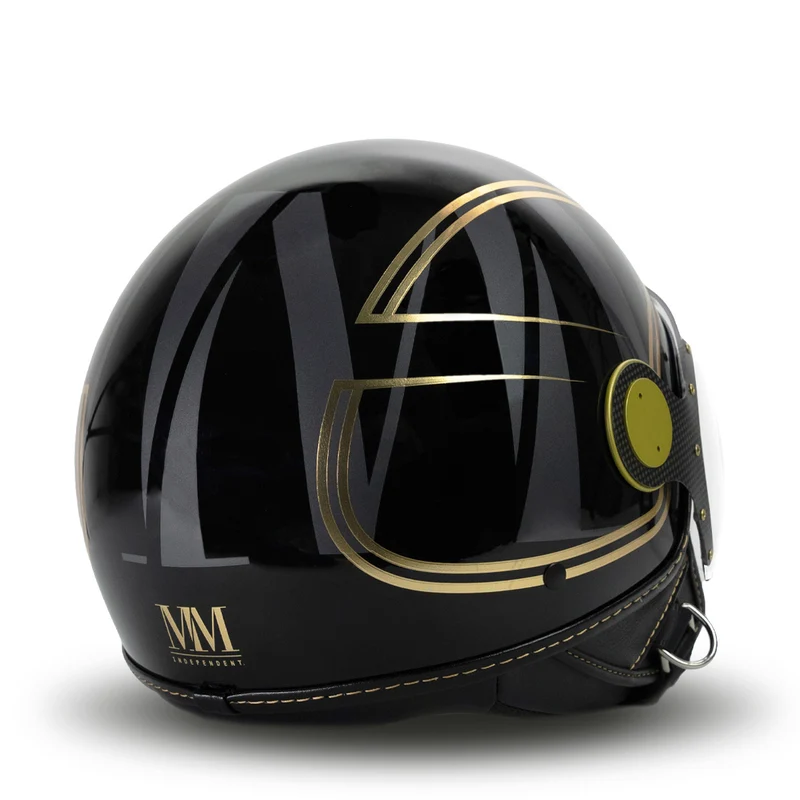 Casque Elegant en noir et or MM Independent